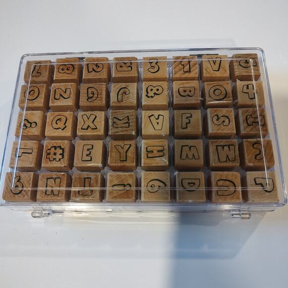 Alphabet & Numbers Stamps - Picture 1 of 3